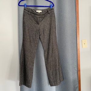 LOFT 4P Herringbone lined Straight legged Pants